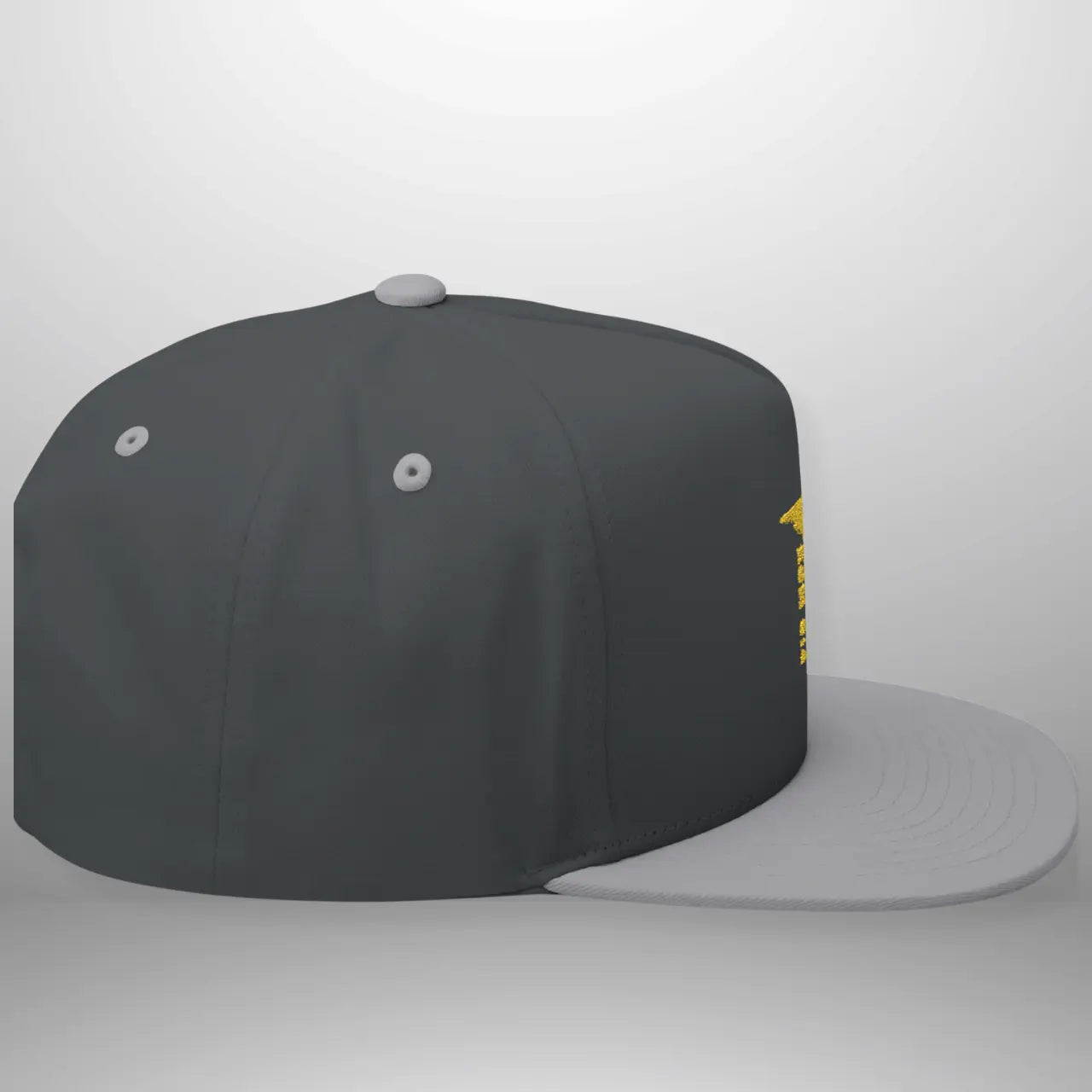 Romans 6:4 Flat Bill Cap | Embroidered Cross Snapback | Structured Five-Panel Hat Goshen & Selah Co