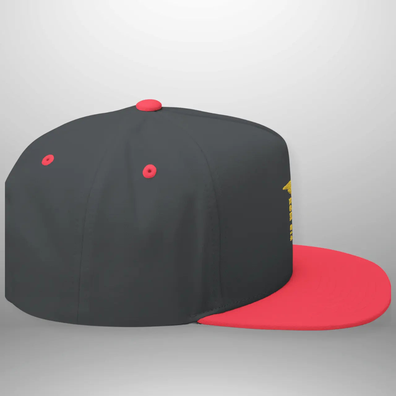 Romans 6:4 Flat Bill Cap | Embroidered Cross Snapback | Structured Five-Panel Hat Goshen & Selah Co