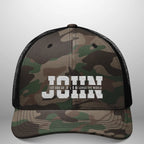 JOHN 3:16 “For God So Loved the World” Camo Trucker Hat | Adjustable Snapback Ca Goshen & Selah Co