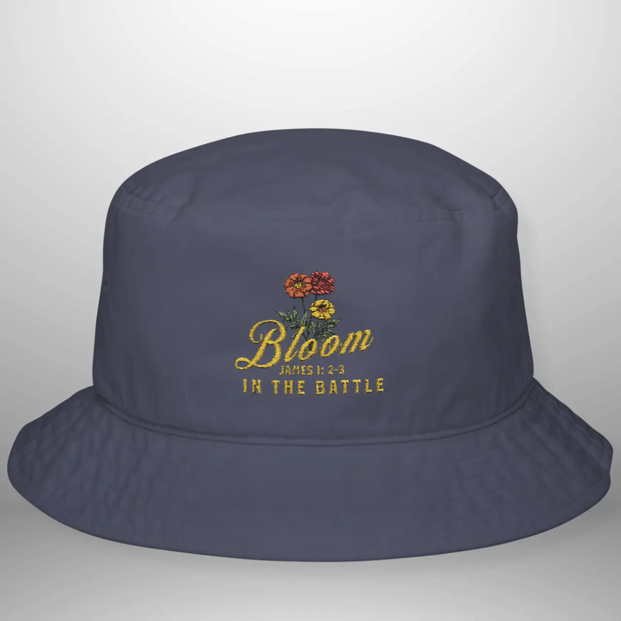 Bloom in the Battle Bucket Hat | Vintage Cotton Everyday Hat Goshen & Selah Co