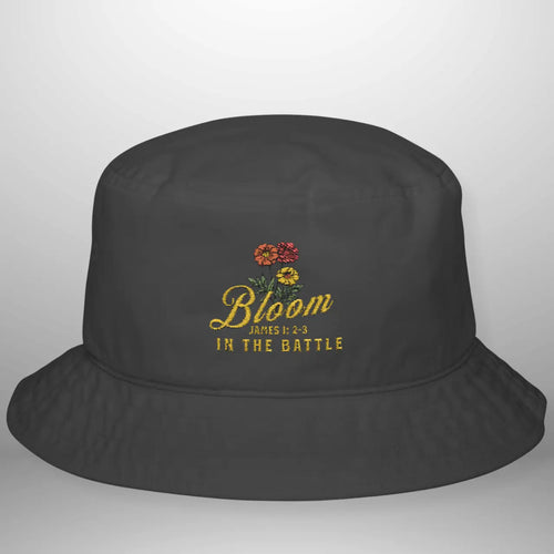 Bloom in the Battle Bucket Hat | Vintage Cotton Everyday Hat Goshen & Selah Co