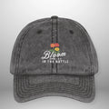 Bloom in the Battle Vintage Cap | Washed Cotton Adjustable Hat Goshen & Selah Co