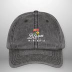 Bloom in the Battle Vintage Cap | Washed Cotton Adjustable Hat Goshen & Selah Co