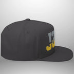 JOHN 3:16 JESUS SAVES Flat Bill Cap | Structured Five-Panel Snapback Hat Goshen & Selah Co