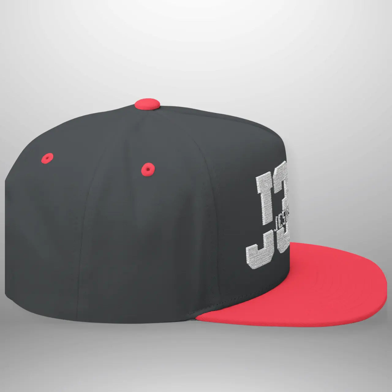 JOHN 3:16 JESUS SAVES Flat Bill Cap | Structured Five-Panel Snapback Hat Goshen & Selah Co