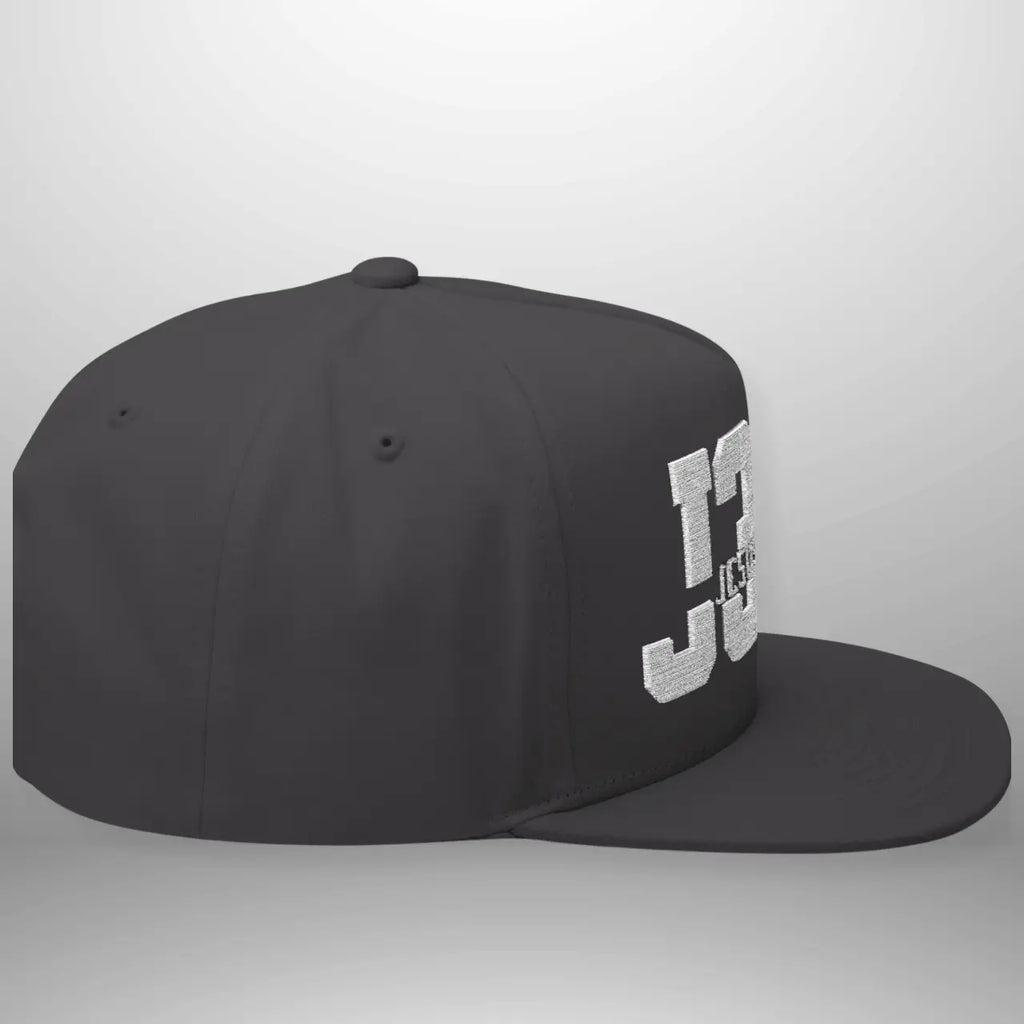 JOHN 3:16 JESUS SAVES Flat Bill Cap | Structured Five-Panel Snapback Hat Goshen & Selah Co
