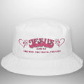 JOHN 14:6 Jesus, The Way The Truth The Life Bucket Hat | Vintage Cotton Hat Goshen & Selah Co
