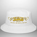 JOHN 14:6 Jesus, The Way The Truth The Life Bucket Hat | Vintage Cotton Hat Goshen & Selah Co
