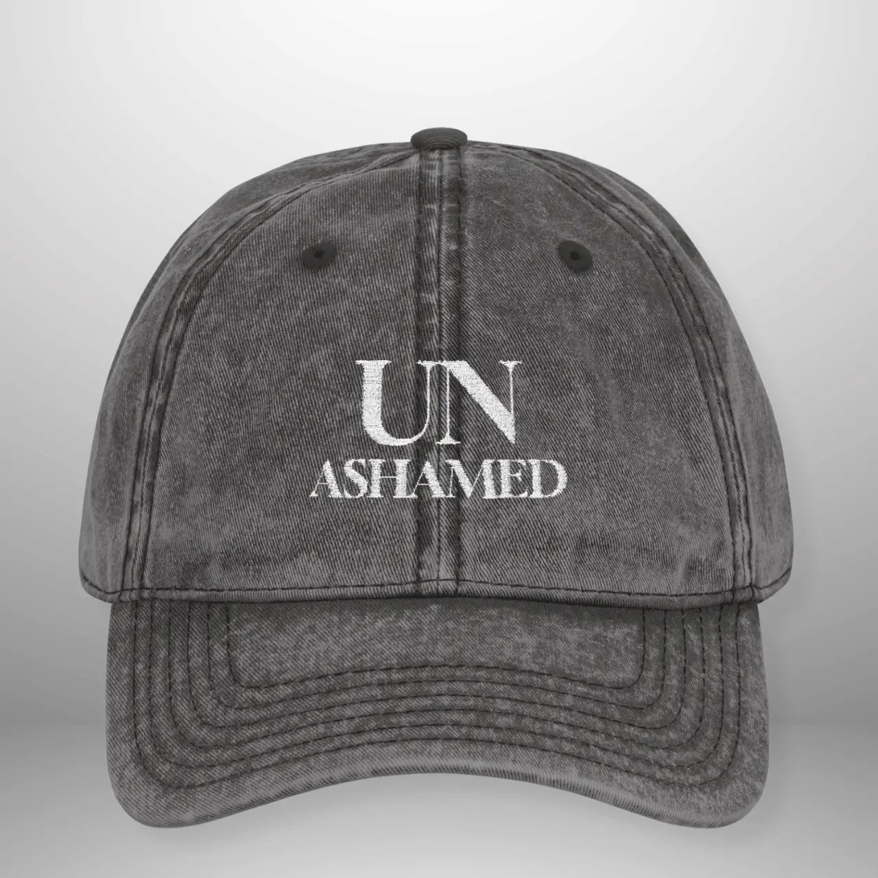 UNASHAMED ROM 1:16 Vintage Cap | Washed Cotton Adjustable Hat Goshen & Selah Co