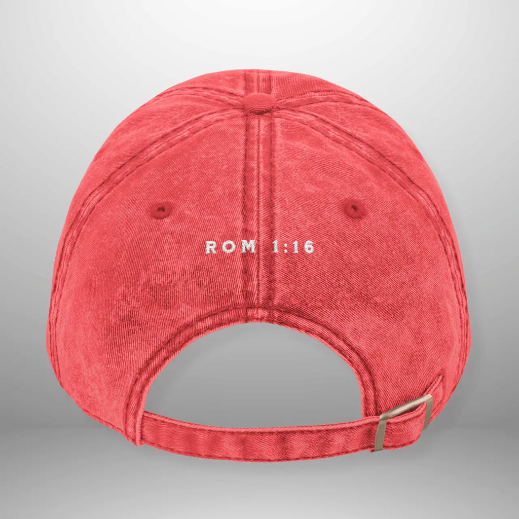 UNASHAMED ROM 1:16 Vintage Cap | Washed Cotton Adjustable Hat Goshen & Selah Co