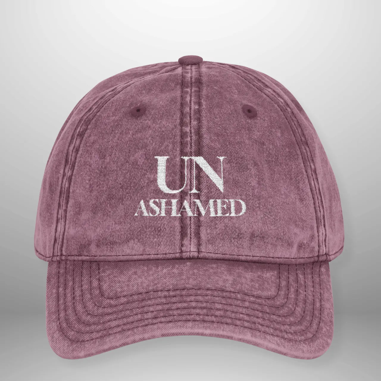 UNASHAMED ROM 1:16 Vintage Cap | Washed Cotton Adjustable Hat Goshen & Selah Co