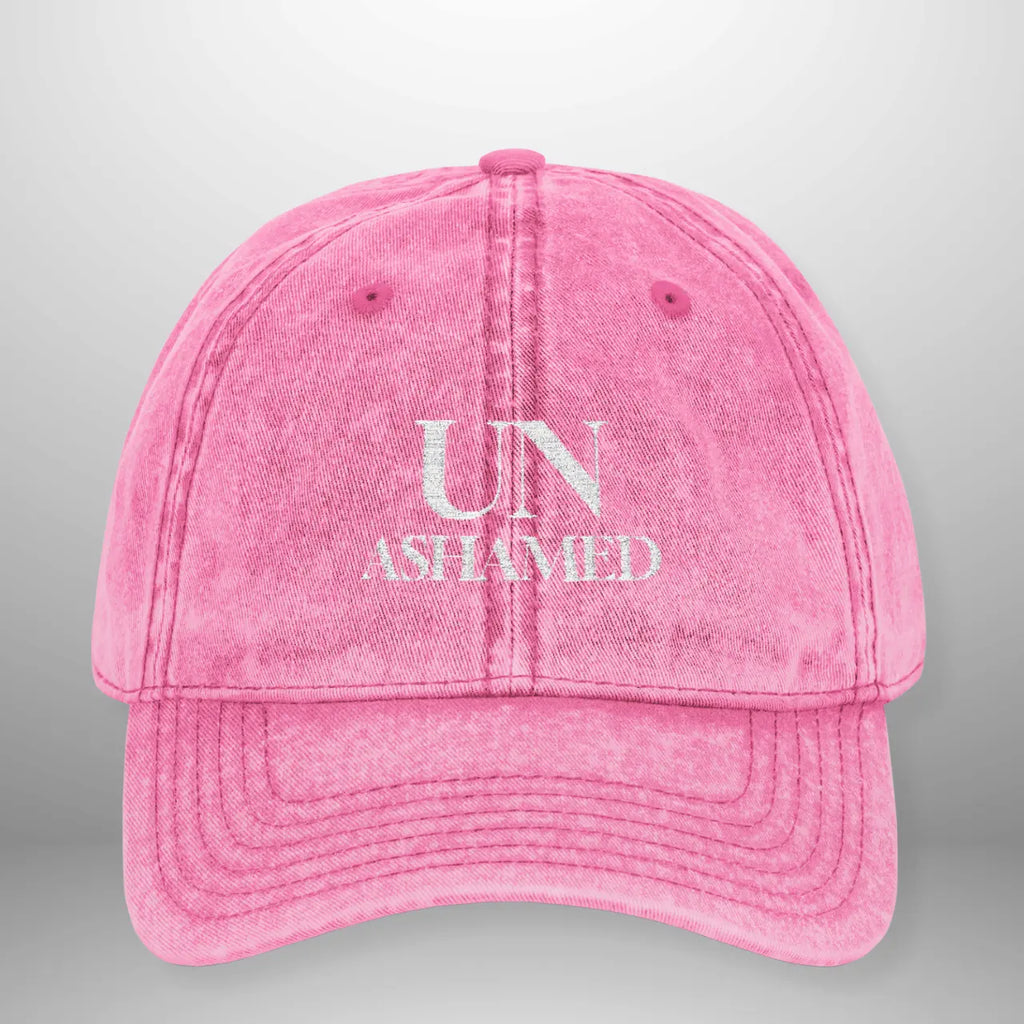UNASHAMED ROM 1:16 Vintage Cap | Washed Cotton Adjustable Hat Goshen & Selah Co