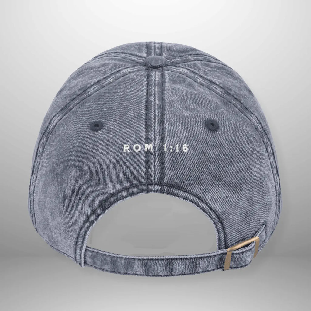 UNASHAMED ROM 1:16 Vintage Cap | Washed Cotton Adjustable Hat Goshen & Selah Co