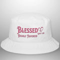 Blessed Highly Favored Luke 1:28  Bucket Cap | Cotton Hat Goshen & Selah Co