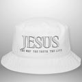 Jesus The Way The Truth The Life  Bucket Cap | Cotton Hat Goshen & Selah Co