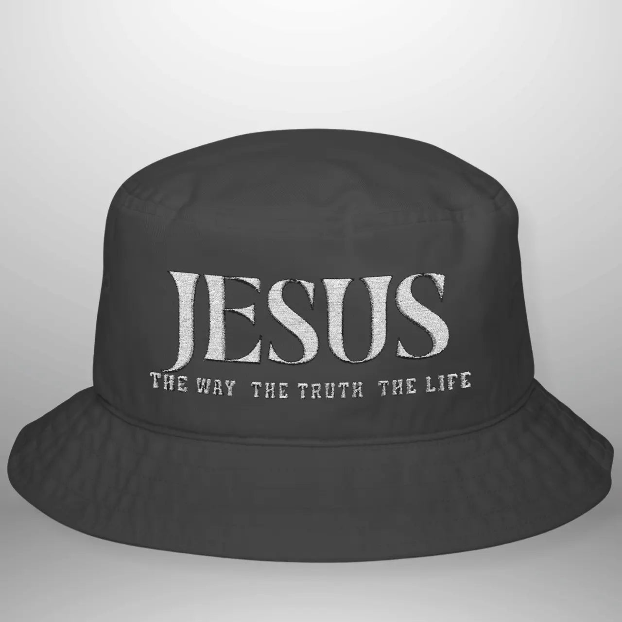 Jesus The Way The Truth The Life  Bucket Cap | Cotton Hat Goshen & Selah Co