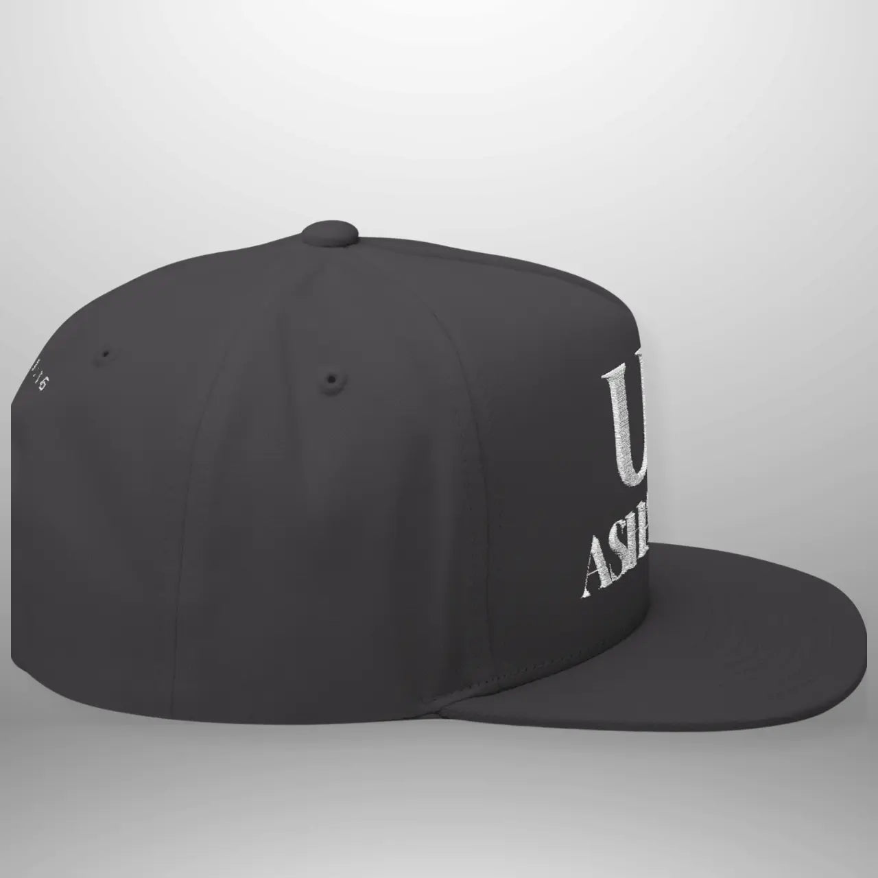 UNASHAMED ROM 1:16 Flat Bill Cap | Structured Five-Panel Hat Goshen & Selah Co