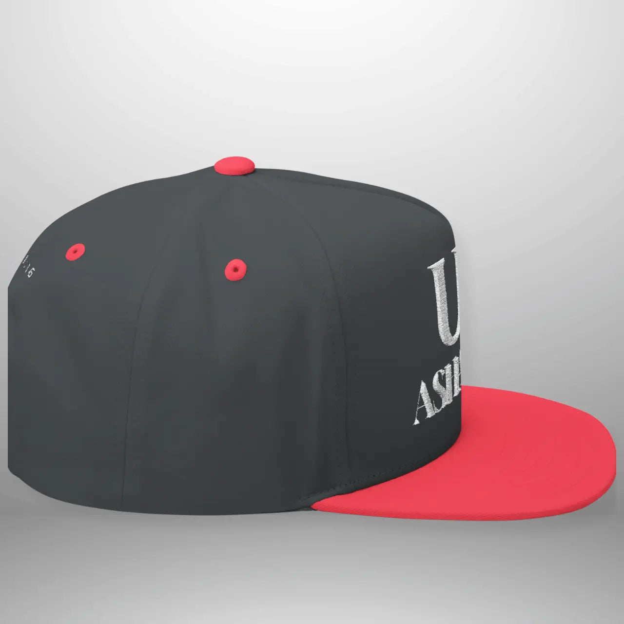 UNASHAMED ROM 1:16 Flat Bill Cap | Structured Five-Panel Hat Goshen & Selah Co