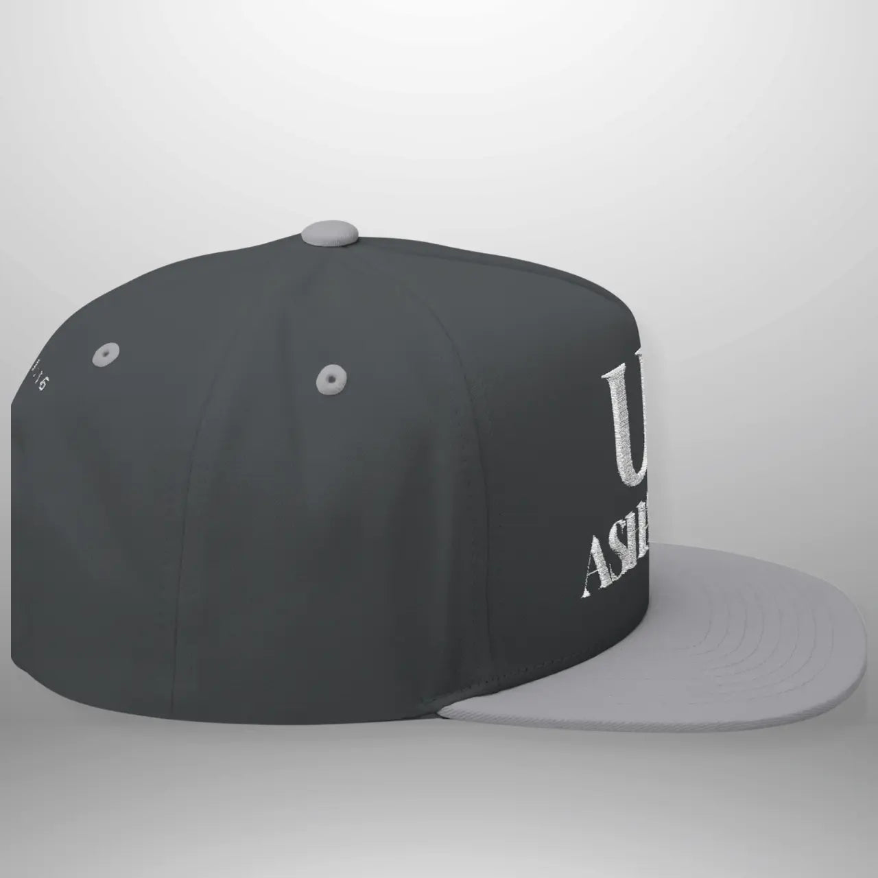 UNASHAMED ROM 1:16 Flat Bill Cap | Structured Five-Panel Hat Goshen & Selah Co