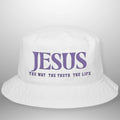 Jesus The Way The Truth The Life Bucket Cap | Cotton Hat Goshen & Selah Co