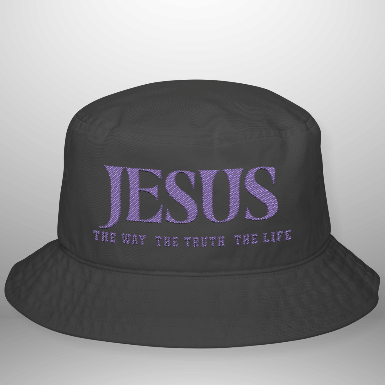 Jesus The Way The Truth The Life Bucket Hat | Cotton Cap