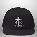 REDEEMED ROM 6:4 Flat Bill Cap | Structured Five-Panel Hat Goshen & Selah Co