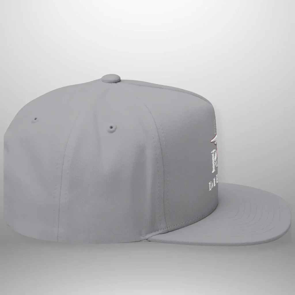 REDEEMED ROM 6:4 Flat Bill Cap | Structured Five-Panel Hat Goshen & Selah Co