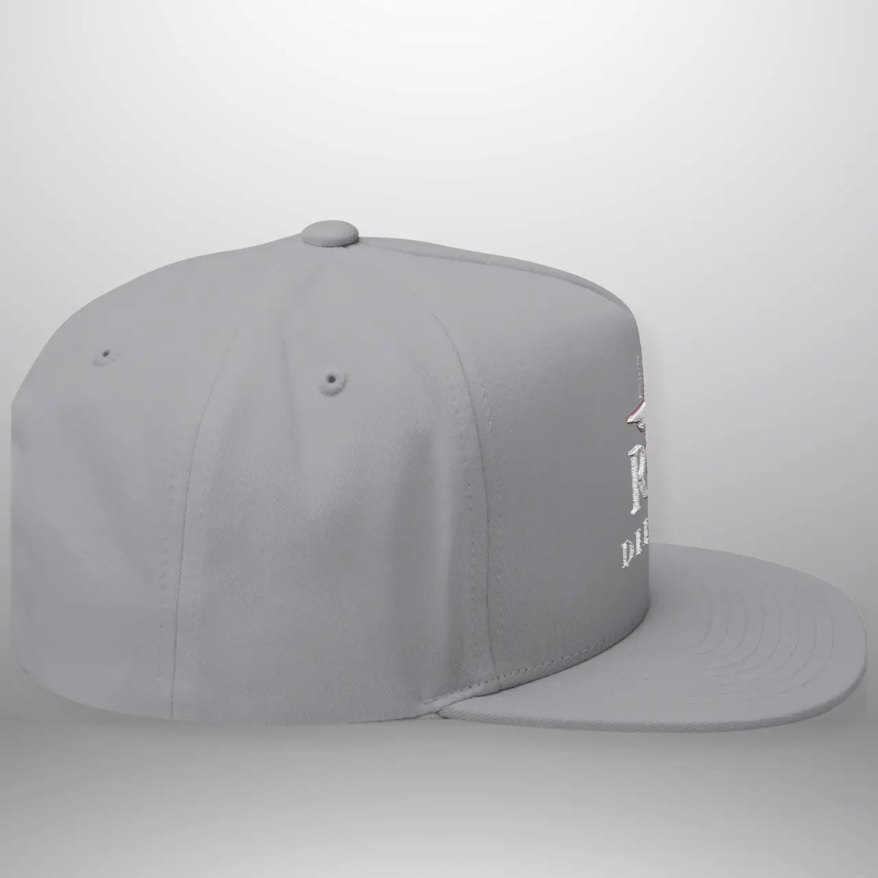 REDEEMED ROM 6:4 Flat Bill Cap | Structured Five-Panel Hat Goshen & Selah Co