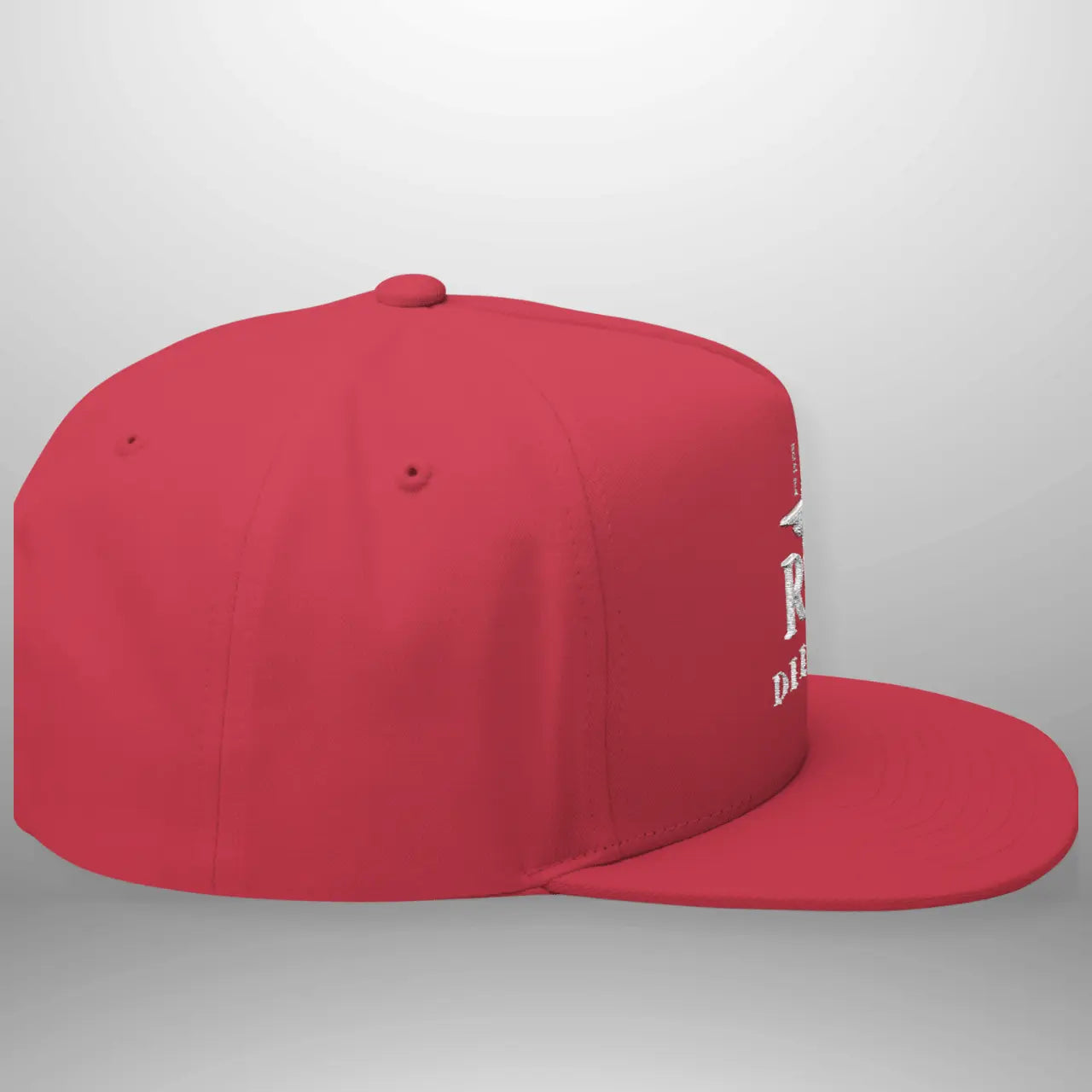 REDEEMED ROM 6:4 Flat Bill Cap | Structured Five-Panel Hat Goshen & Selah Co