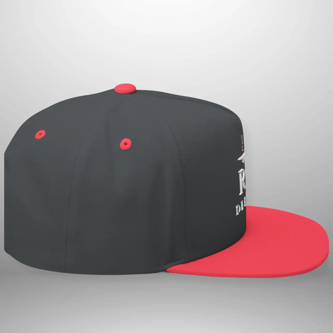 REDEEMED ROM 6:4 Flat Bill Cap | Structured Five-Panel Hat Goshen & Selah Co