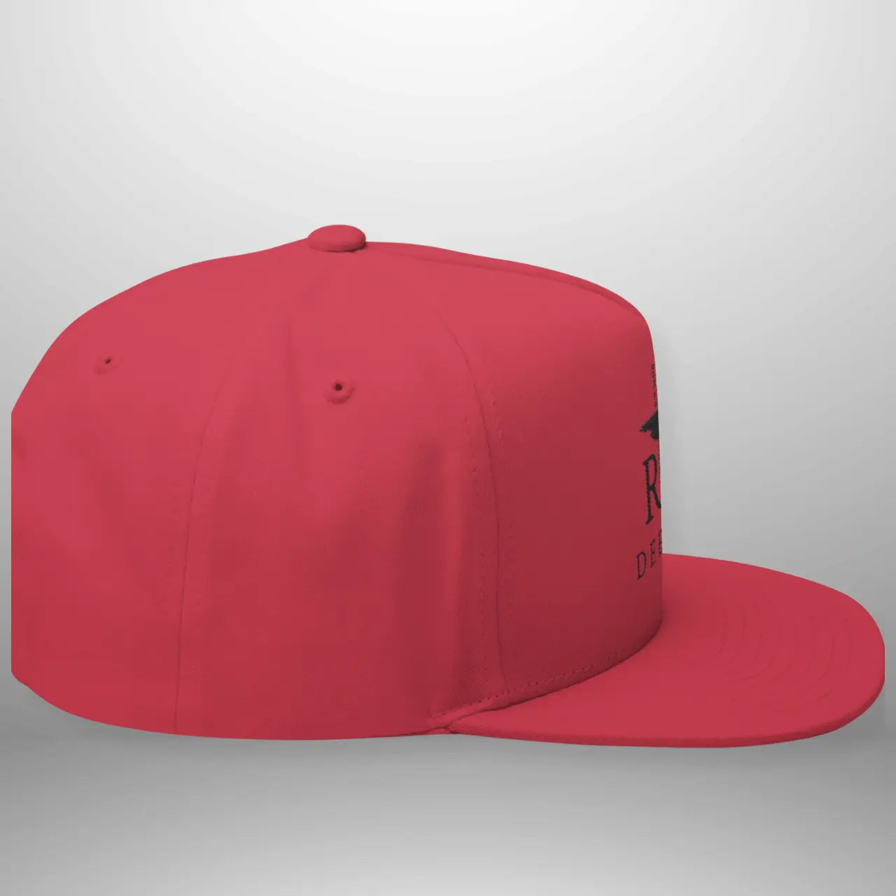 REDEEMED ROM 6:4 Flat Bill Cap | Structured Five-Panel Hat Goshen & Selah Co