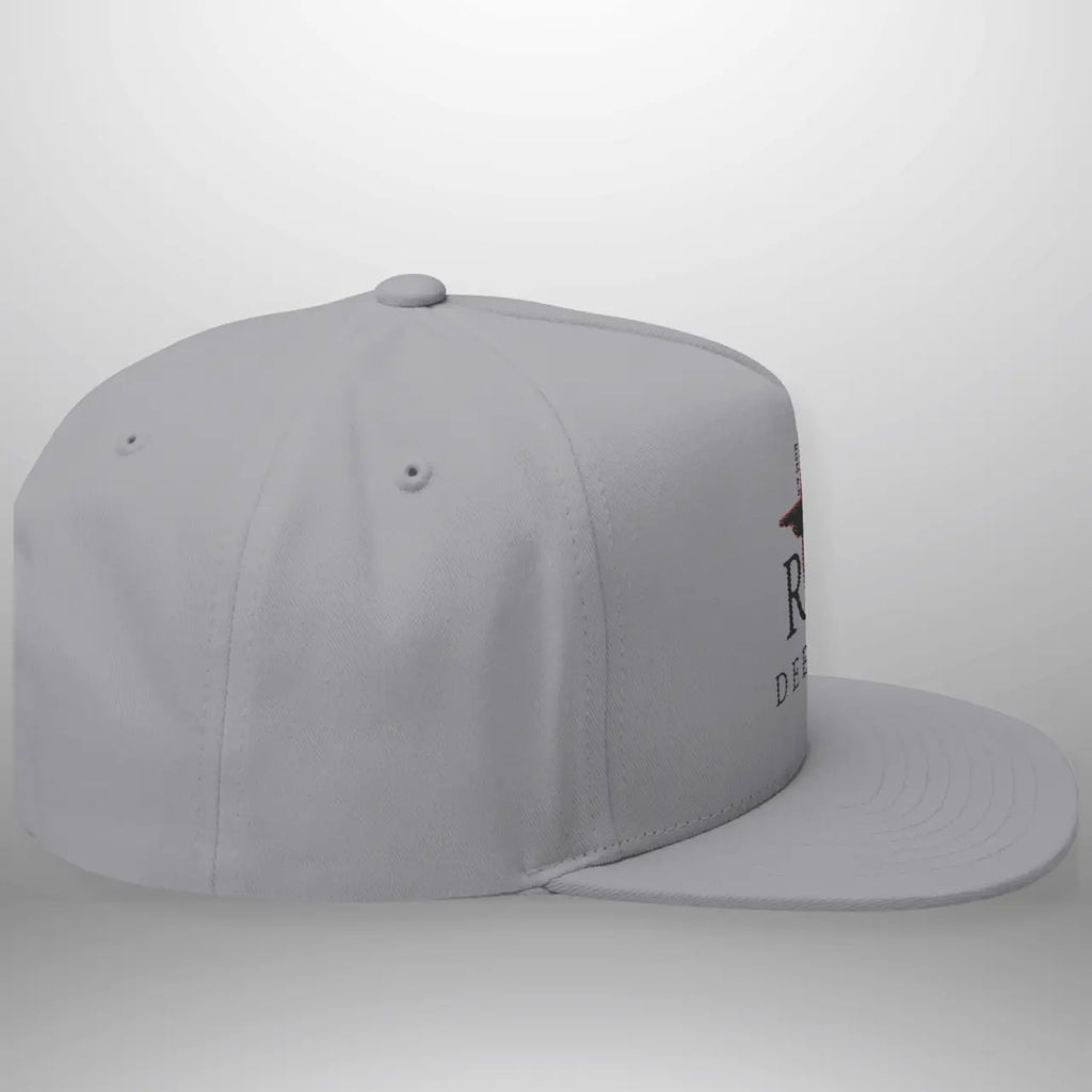 REDEEMED ROM 6:4 Flat Bill Cap | Structured Five-Panel Hat Goshen & Selah Co