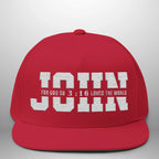 JOHN 3:16 For God So Loved the World Flat Bill Cap | Snapback Hat Goshen & Selah Co
