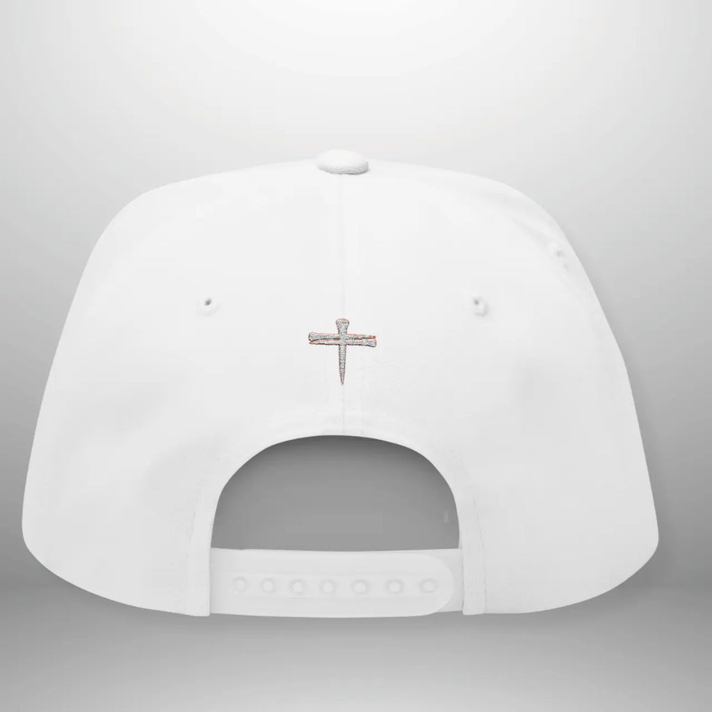 BOOSTED John 6:47 He Who Believes Flat Bill Cap | Faith Snapback Hat Goshen & Selah Co