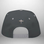 BOOSTED John 6:47 He Who Believes Flat Bill Cap | Faith Snapback Hat Goshen & Selah Co