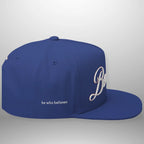 BOOSTED John 6:47 He Who Believes Flat Bill Cap | Faith Snapback Hat Goshen & Selah Co