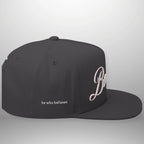 BOOSTED John 6:47 He Who Believes Flat Bill Cap | Faith Snapback Hat Goshen & Selah Co