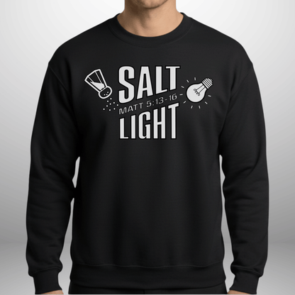Unisex Salt & Light Matthew 5:13–16 Sweatshirt | Cozy Crewneck