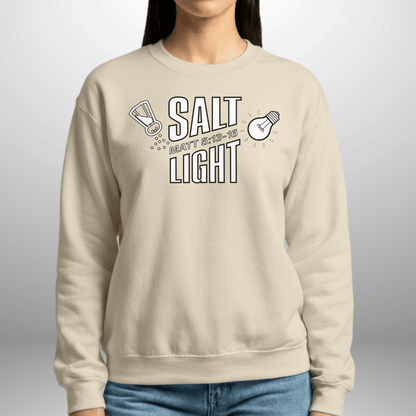 Unisex Salt & Light Matthew 5:13–16 Sweatshirt | Cozy Crewneck