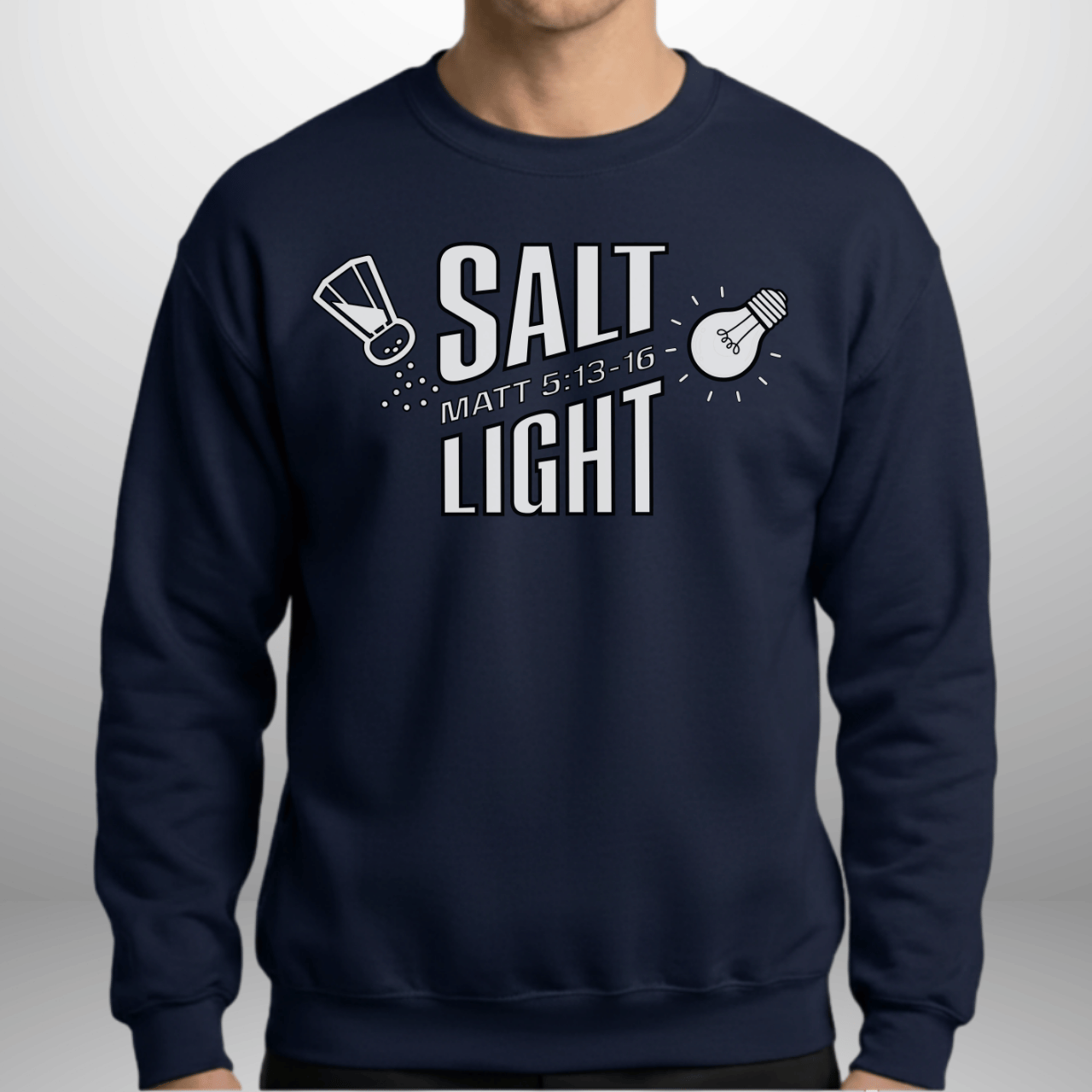 Unisex Salt & Light Matthew 5:13–16 Sweatshirt | Cozy Crewneck