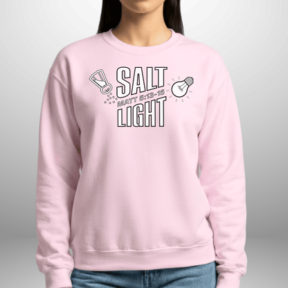 Unisex Salt & Light Matthew 5:13–16 Sweatshirt | Cozy Crewneck