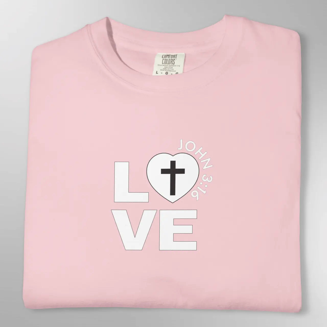 Love John 3:16 Shirt | Women’s Comfort Colors 1717 Faith T-Shirt Goshen & Selah Co