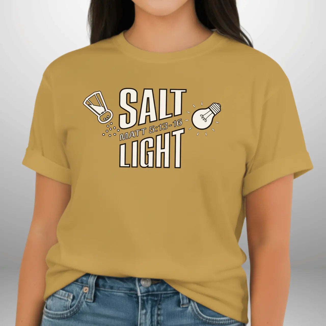Salt & Light Matthew 5:13–16 Shirt | Unisex Comfort Colors T-Shirt Goshen & Selah Co