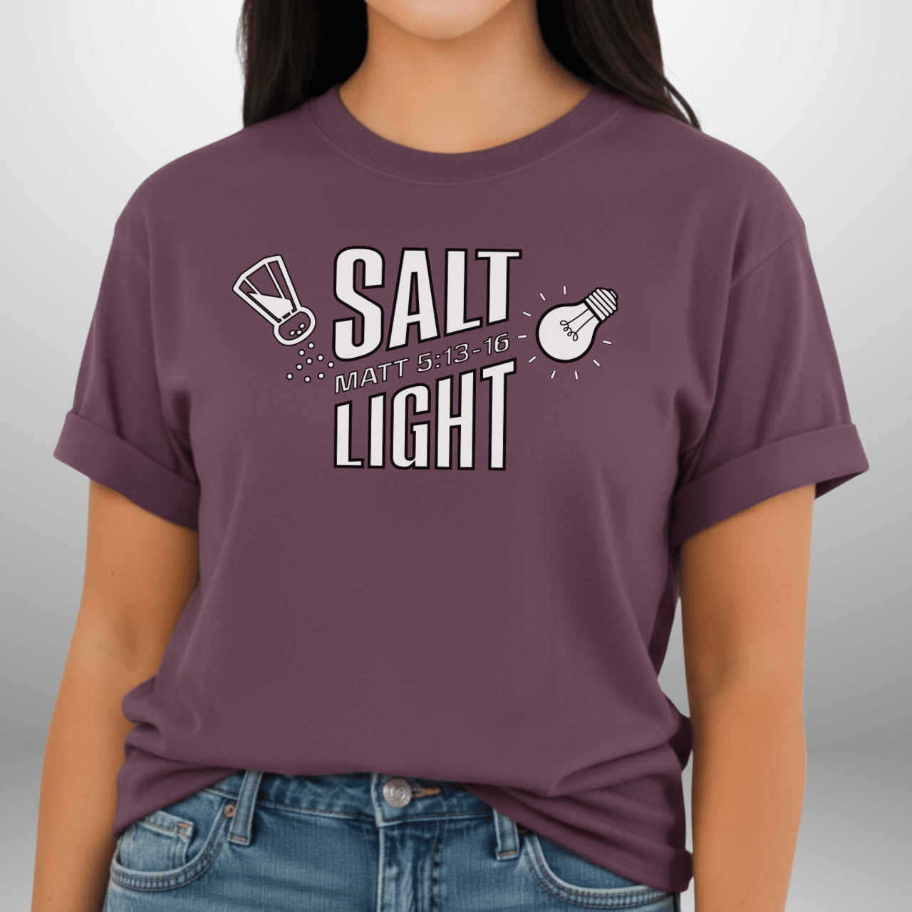 Unisex Salt & Light Matthew 5:13–16 Tee | Soft Comfort