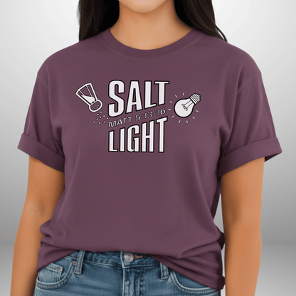 Unisex Salt & Light Matthew 5:13–16 Tee | Soft Comfort