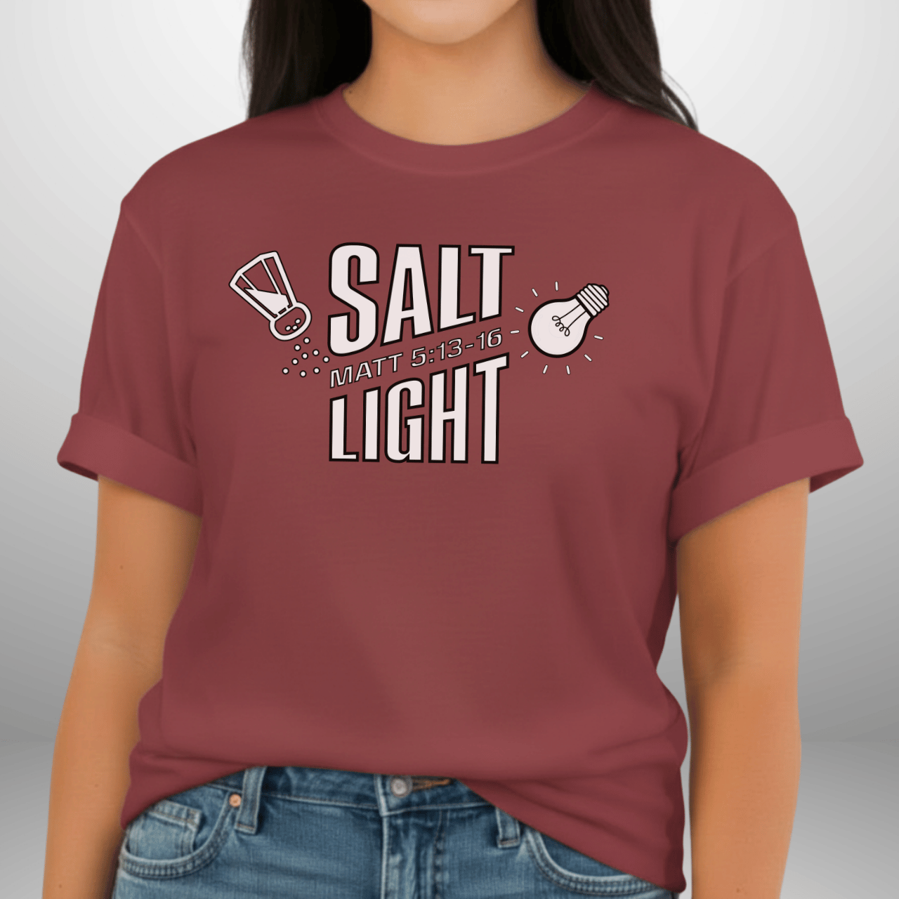 Unisex Salt & Light Matthew 5:13–16 Tee | Soft Comfort