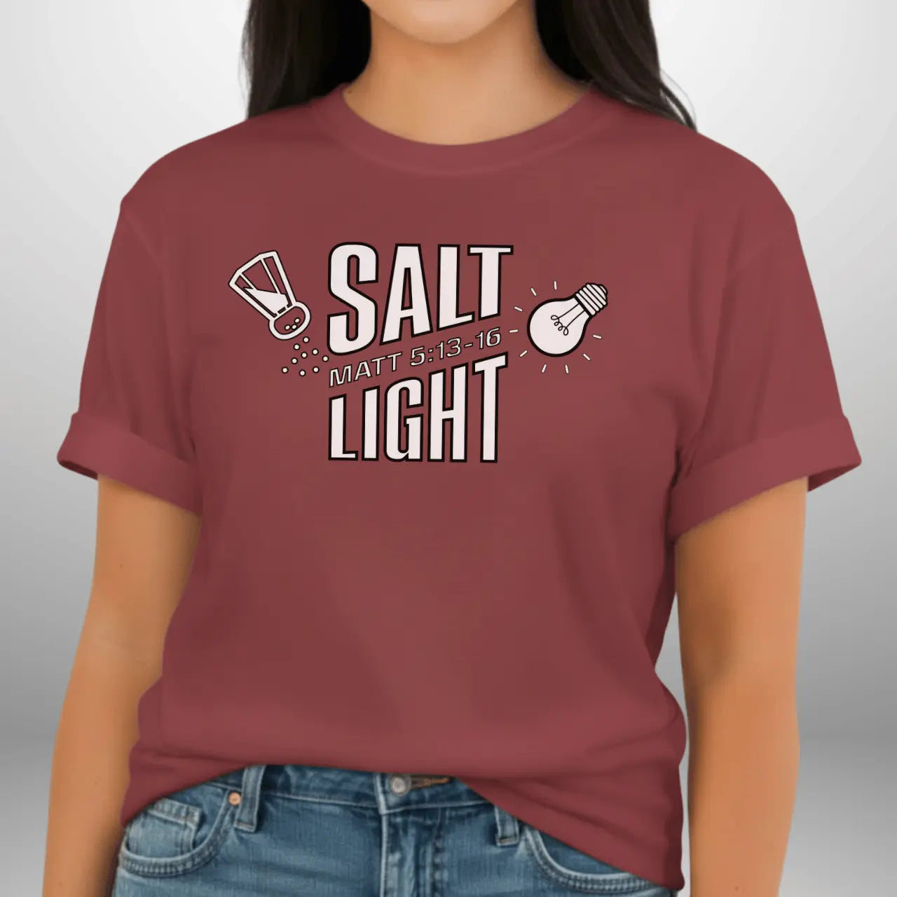 Salt & Light Matthew 5:13–16 Shirt | Unisex Comfort Colors T-Shirt Goshen & Selah Co