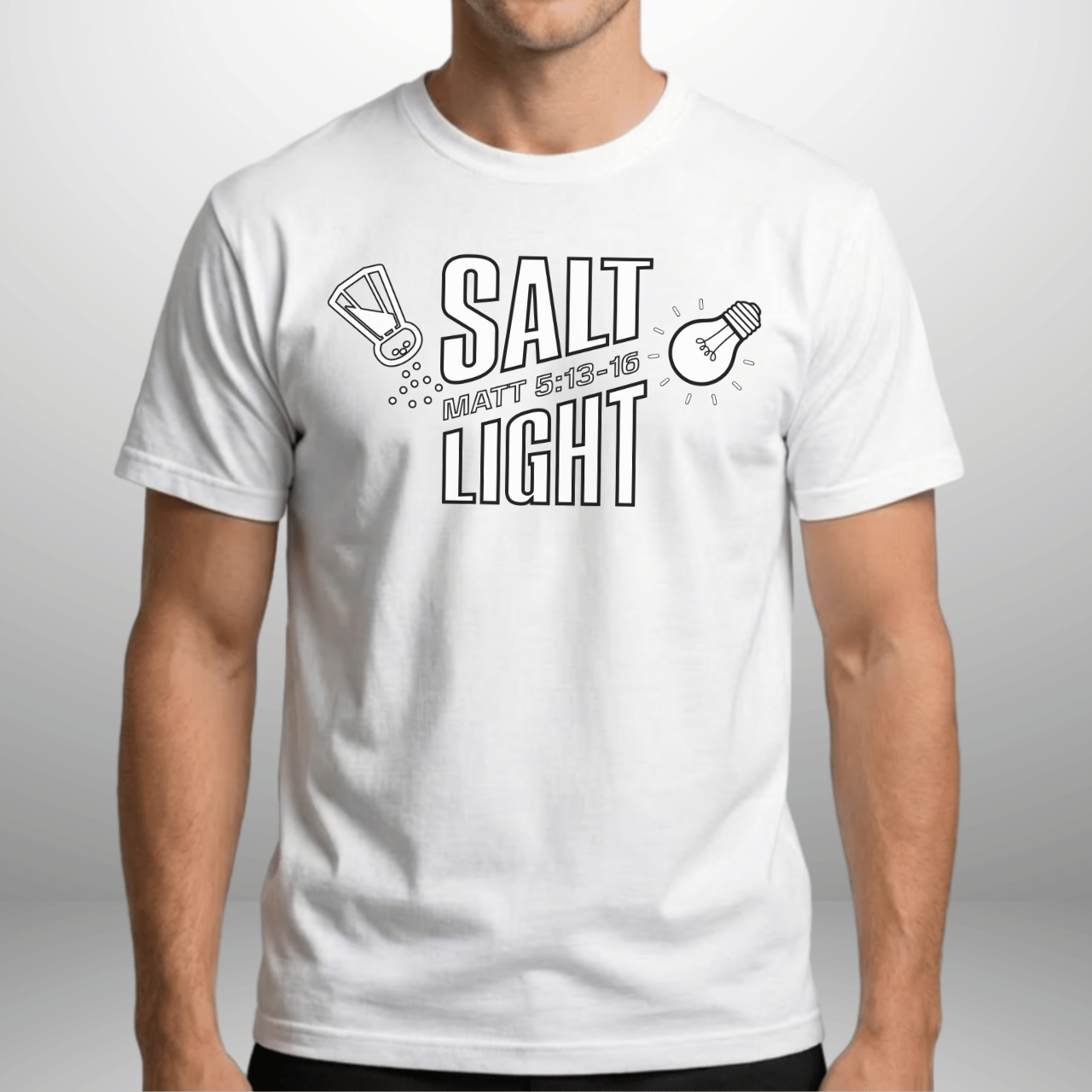 Unisex Salt & Light Matthew 5:13–16 Tee | Soft Comfort