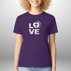 Love John 3:16 Women’s T-Shirt | Gildan 64000L Semi-Fitted Faith Tee Goshen & Selah Co