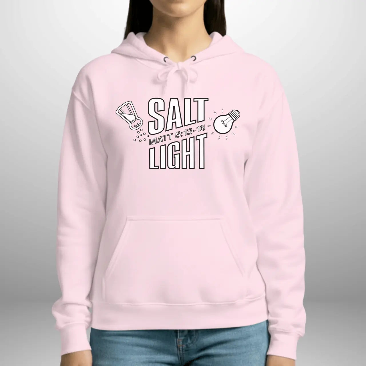 Salt & Light Matthew 5:13–16 Hoodie | Unisex Gildan 18500 Pullover Goshen & Selah Co